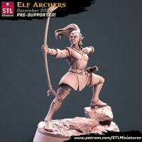 Elf Archers - Il'Kalasa Figure (Unpainted)