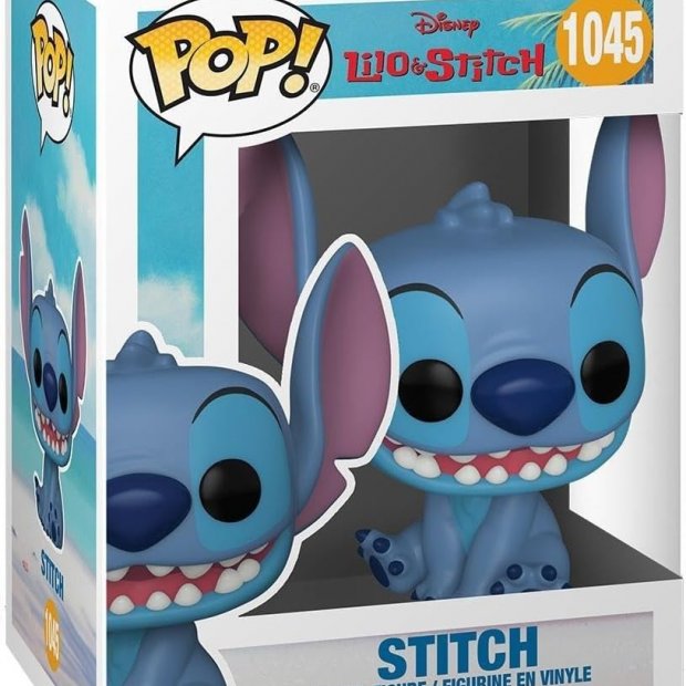Funko Pop Disney: Lilo & Stitch - Smiling Seated Stitch Figure