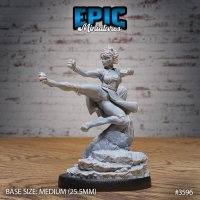 Catmonk on the stone Figure (Unpainted)