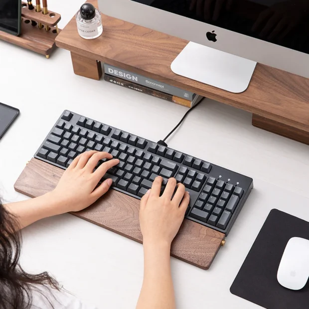 Walnut Wood Keyboard Wrist Rest