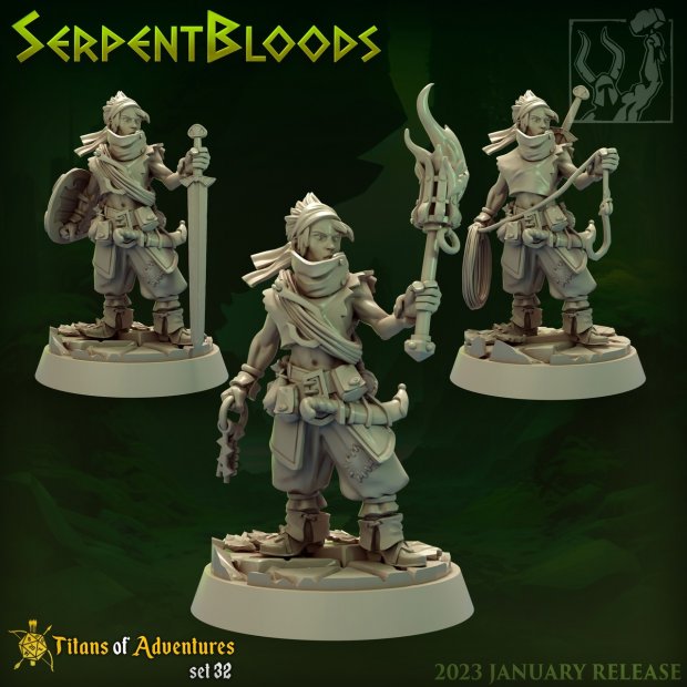 Young adventurer Figure (Unpainted)