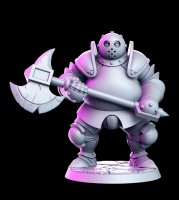 Pot-bellied commander Figure (Unpainted)