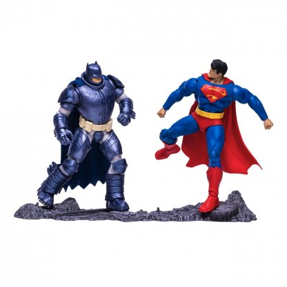 McFarlane Toys DC Multiverse: The Dark Knight Returns - Superman vs Armored Batman Action Figure Set