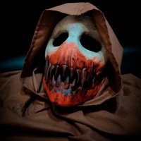 Set of role-playing mask with Movable Jaw + hood