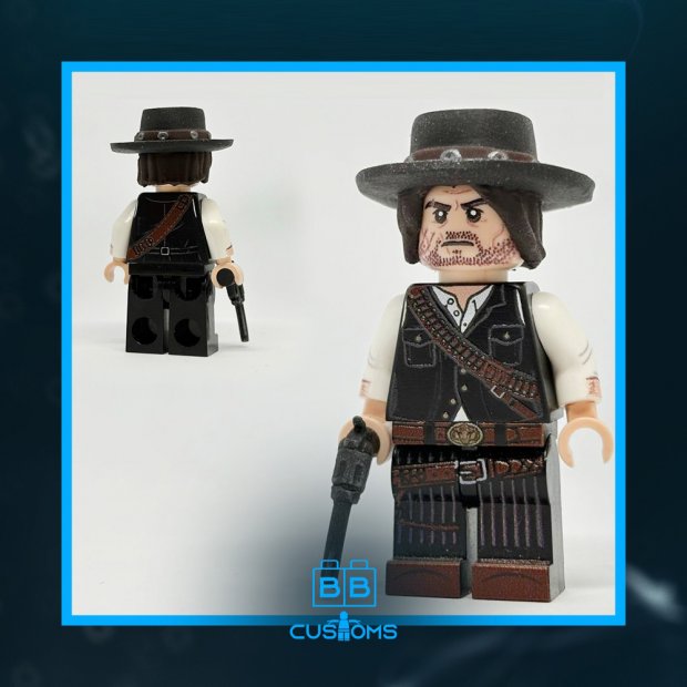 John Western Outlaw Gunslinger Minifigure V2