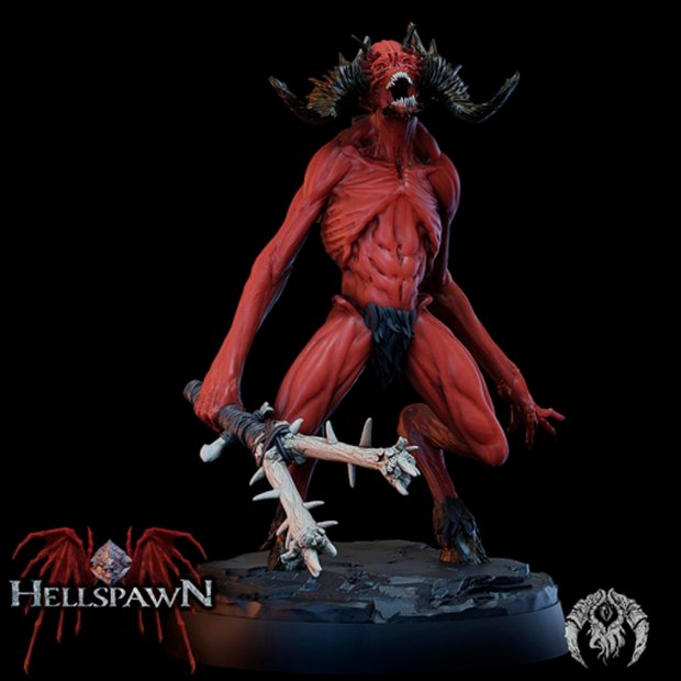 Roaring Devil, Leader of the Vanguard Figure (Unpainted)