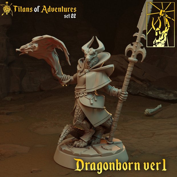 Dragonborne 06 Figure (Unpainted)