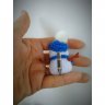 Snowman Brooch