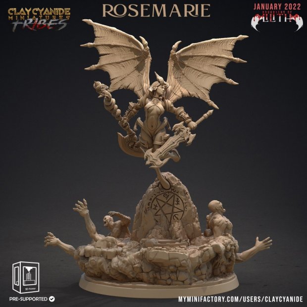 Rosemarie Demon Figure (Unpainted)