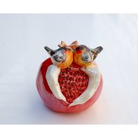 Pomegranate And Birds Vase