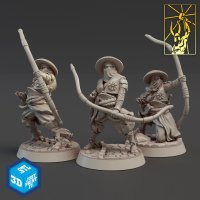 Eastern archers Figure (Unpainted)