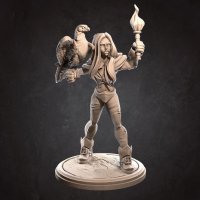 Scout with a hawk Figure (Unpainted)