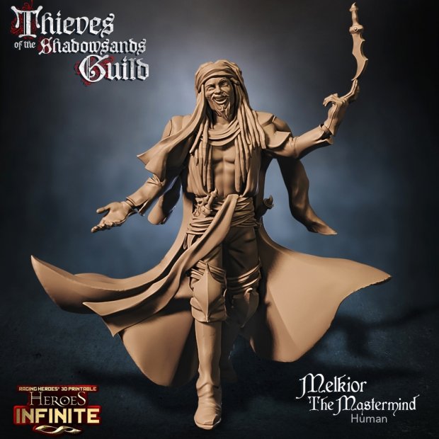 Melkior the Mastermind Figure (Unpainted)