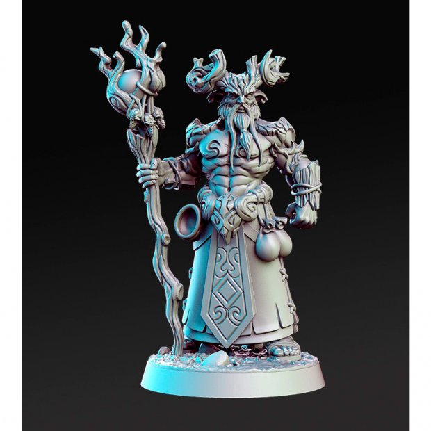 Forest Druid Figure (Unpainted)