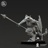 Beastman Spearman Figure (Unpainted)