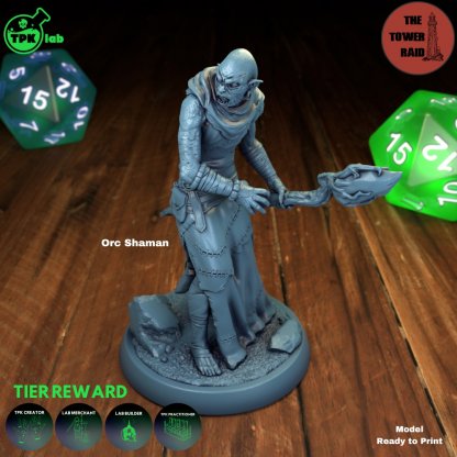 Orc Shaman Figure (Unpainted)