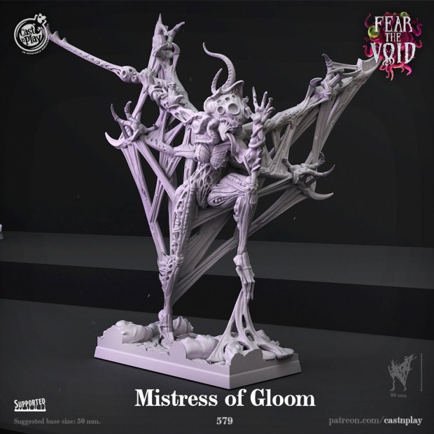 Mistress of Gloom Figure (Unpainted)