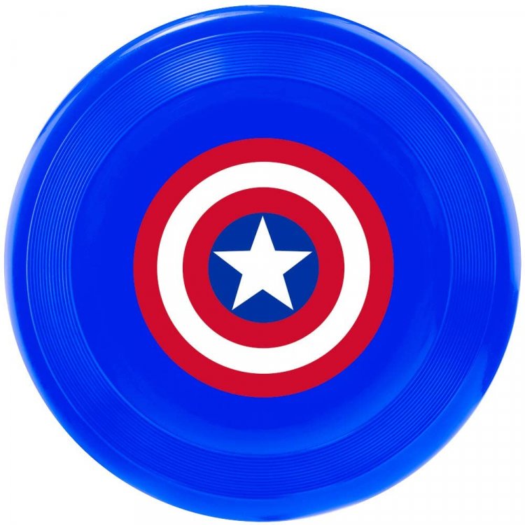 Buckle-Down Captain America - Shield Dog Toy Frisbee