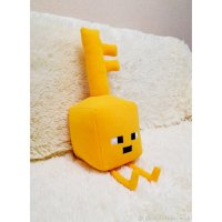 Handmade Minecraft - Gold Key Golem (42 cm) Plush Toy