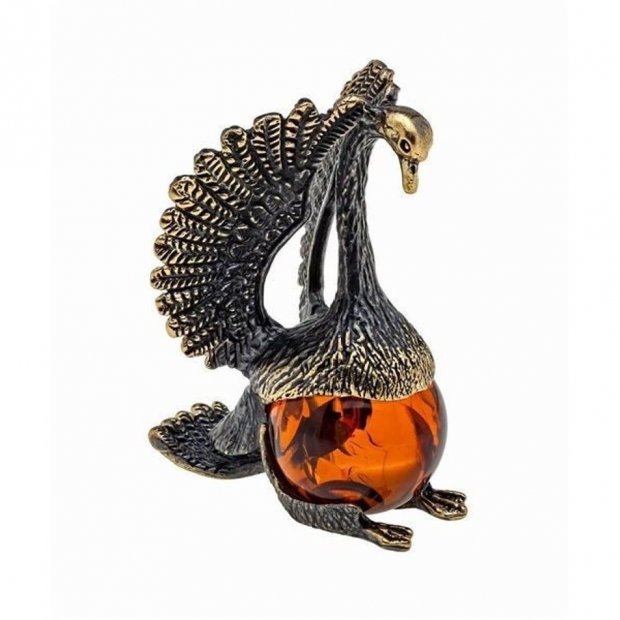 Sitting Black Swan Figure