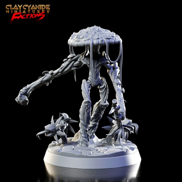 Sporelark Myconid Figure (Unpainted)