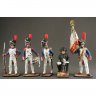 Napoleon With Soldiers 1812 Set Of 5 Figures