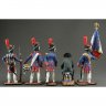 Napoleon With Soldiers 1812 Set Of 5 Figures