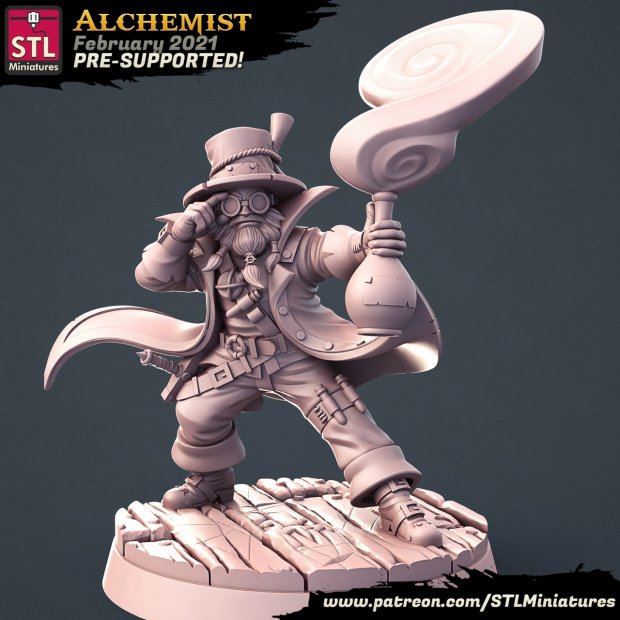 Little alchemist Figure (Unpainted)