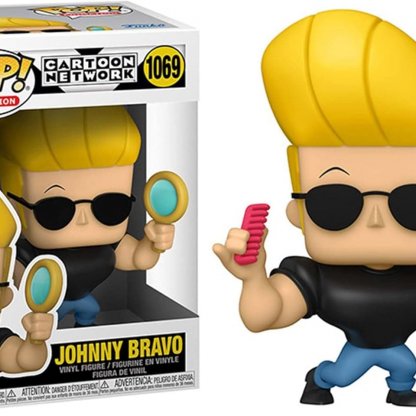 Funko Pop Animation: Johnny Bravo - Johnny with Mirror & Comb Figure