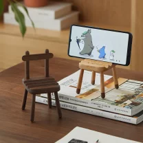 Wood Smartphone Holder For Desk