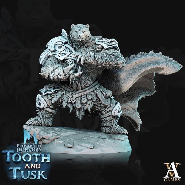 Casting Bear Figure (Unpainted)