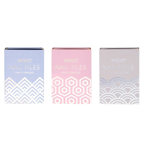 MAD Beauty Splash Of Silver Nail File Box With 8 Mini Files
