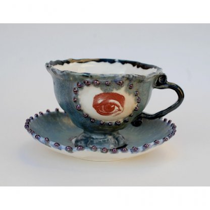 Observeress Mug With Saucer