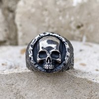 Textured Skull Ring