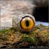Eye of a golden cat Ring