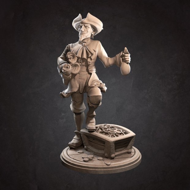 Treasure hunter Figure (Unpainted)