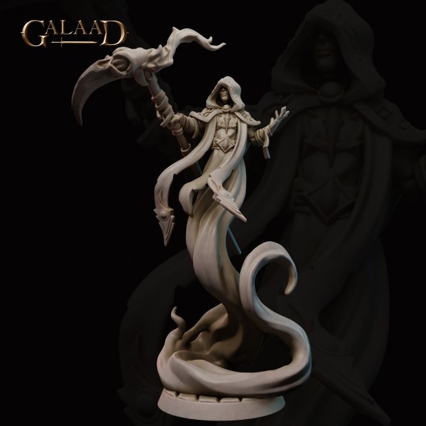 Human Archmage Figure (Unpainted)