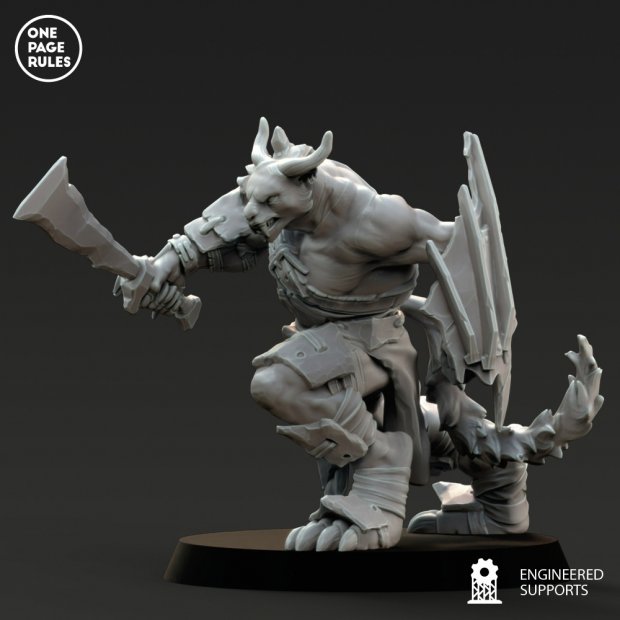 Beastman Protector Figure (Unpainted)