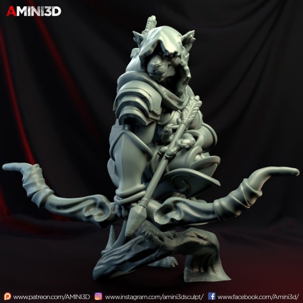 Ketra Tebril Figure (Unpainted)