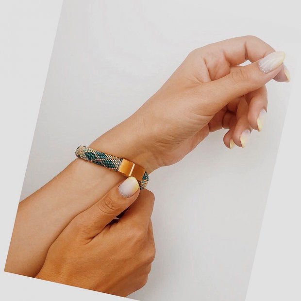 Tartan Jeans Bracelet