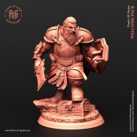 Warrior Gurkas Figure (Unpainted)