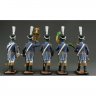 French Musicians 1812 Set Of 5 Figures