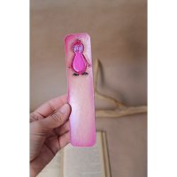 Pink Penguin Bookmark