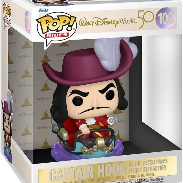 Funko Pop Ride: Walt Disney World 50th Hook on Peter Pan Flight Figure