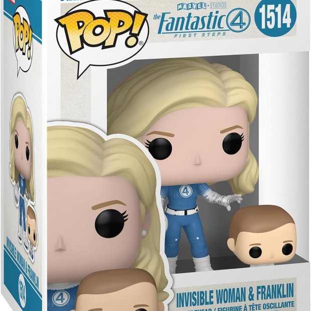 Funko Pop Movies: The Fantastic Four: First Steps - Invisible Woman & Franklin Figure