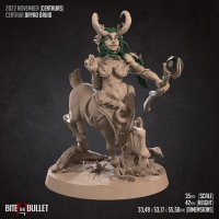 Centaur Dryad Druid Figure (Unpainted)