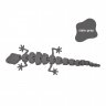 3D Printed Articulated Gecko Fidget Toy V11