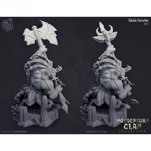 Tokala Farcutter Figure (Unpainted)