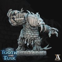 Walrus with prey Figure (Unpainted)