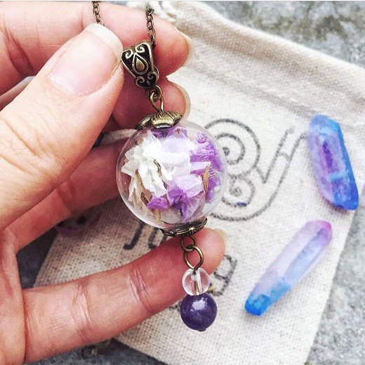 Moon Wind Pendant Necklace